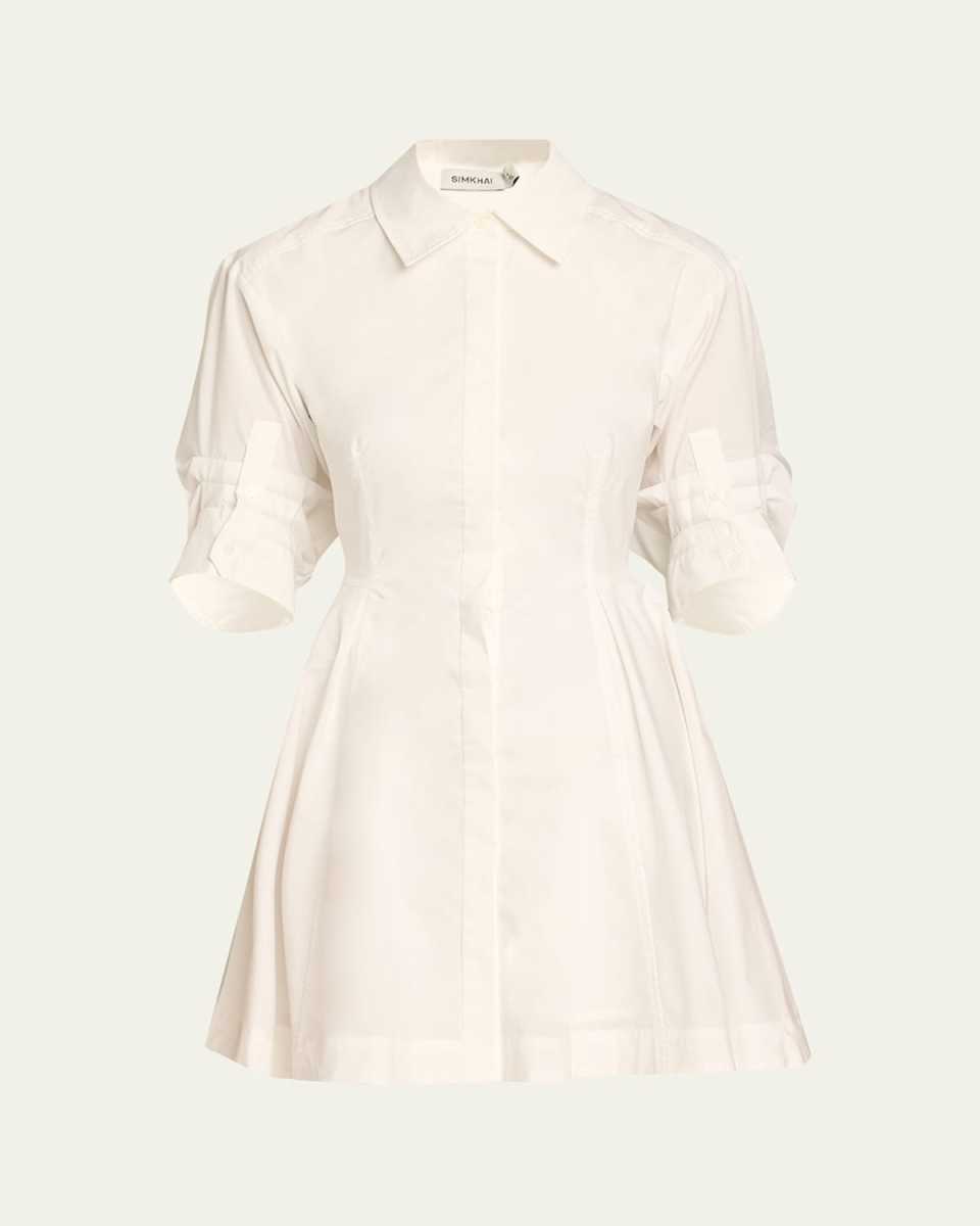 Jazzie Short-Sleeve Mini Dress